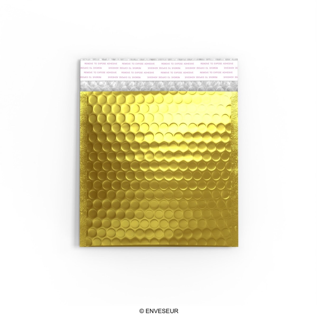 Gloss Metallic Bubble Bags - Gold 165 x 140mm