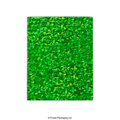 MB250GRH - 031 - Green Holographic Finish Bubble Bag Mailers - Holographic Finish Bubble Bag Mailers