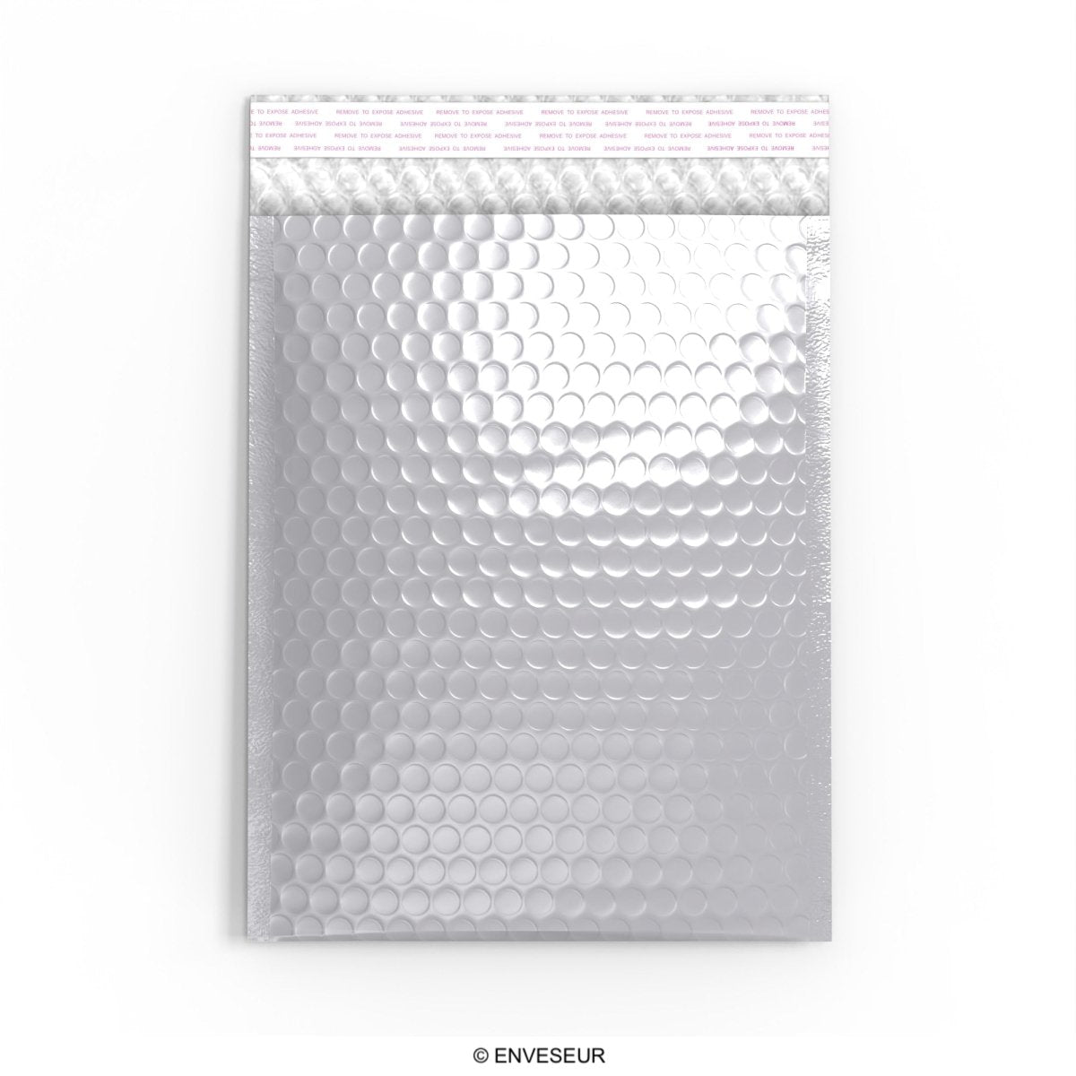 Gloss Metallic Bubble Bags - Silver C5+ - 250 x 180mm