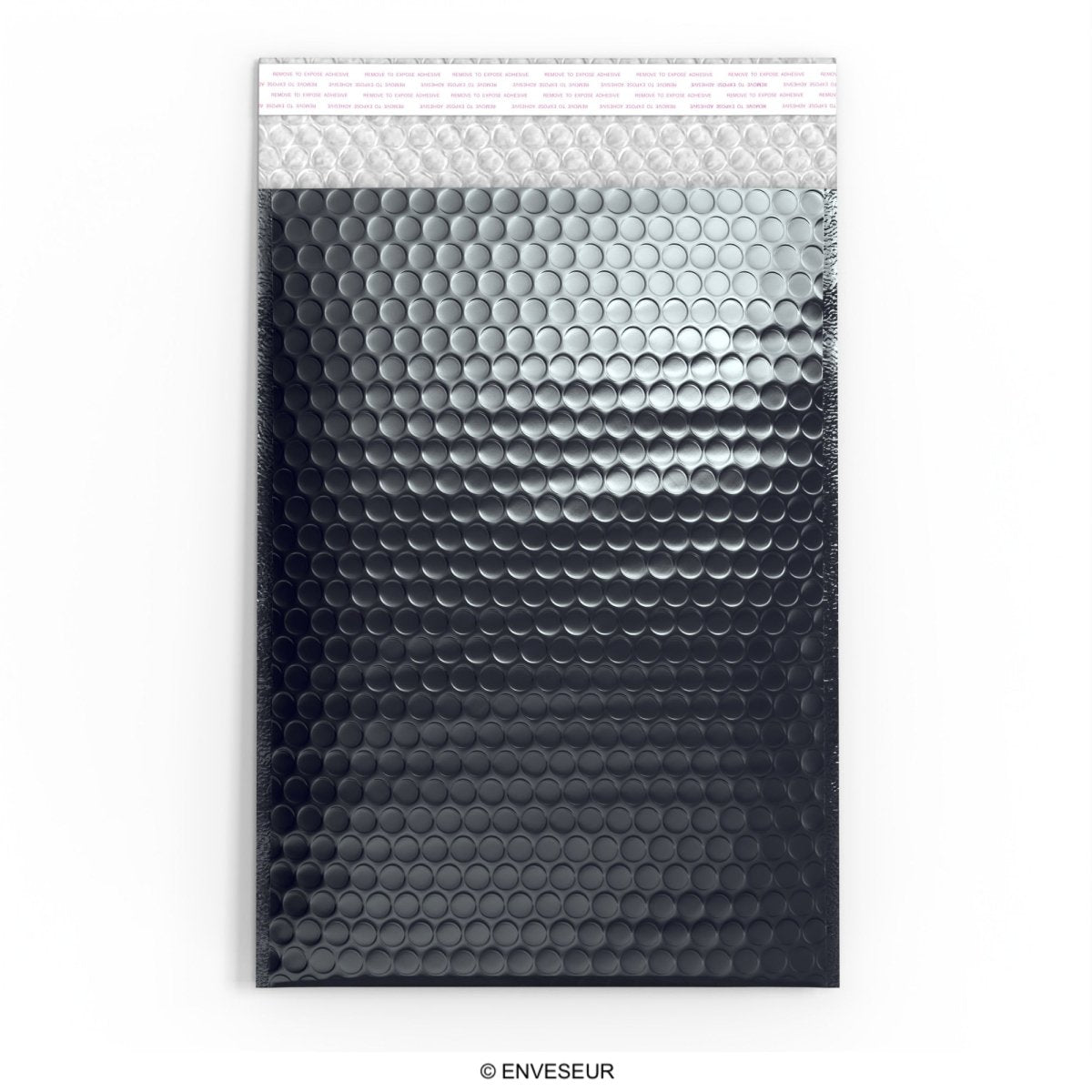 Gloss Metallic Bubble Bags - Black C4 - 324 x 230mm