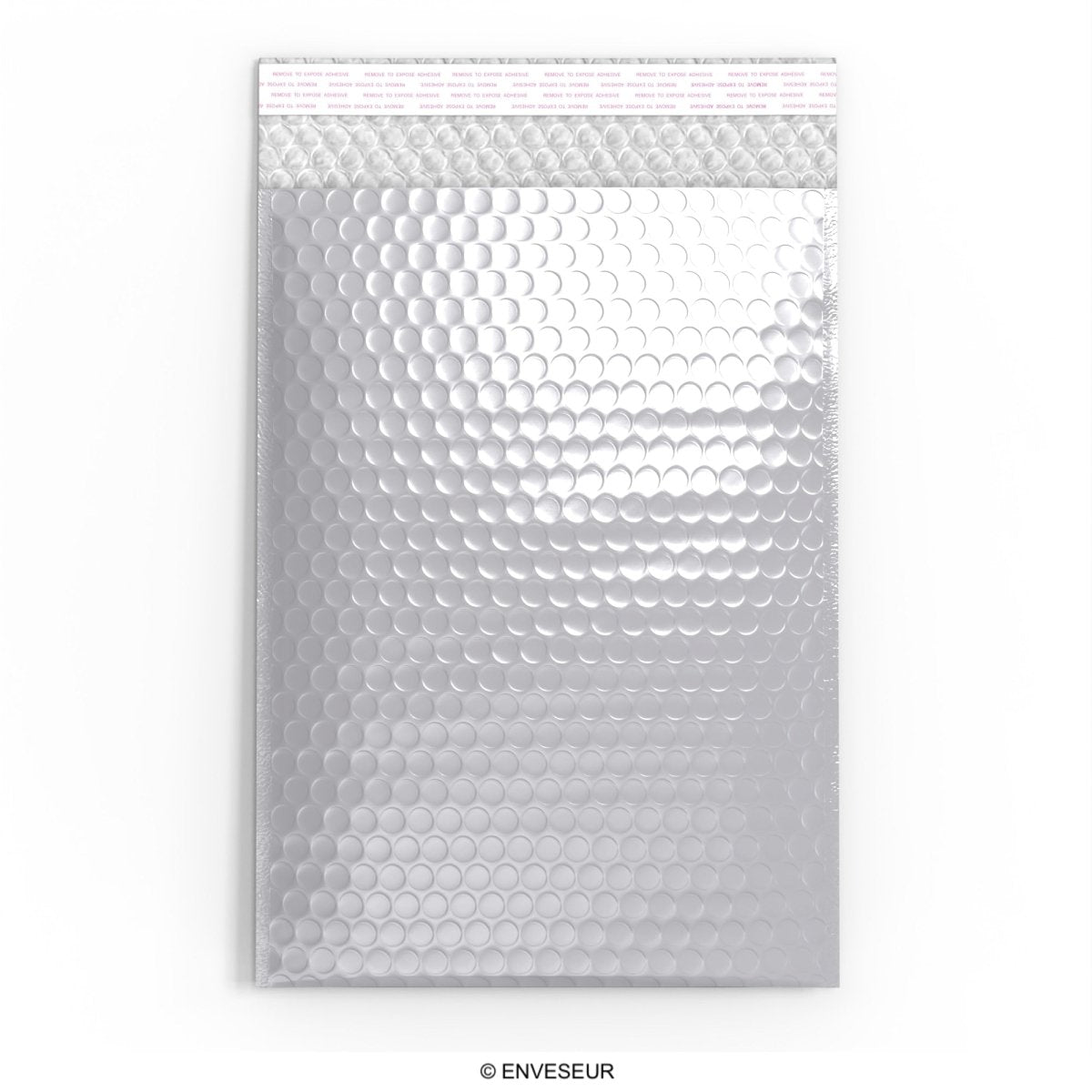 Gloss Metallic Bubble Bags - Silver C4 - 324 x 230mm