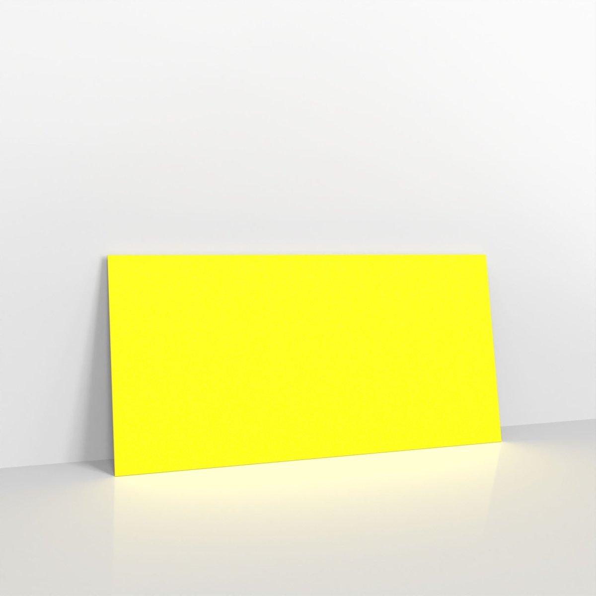 Neon Yellow Envelopes - Without Window 110 x 220mm