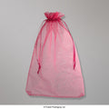 OB300200BUR - Burgundy Organza Bag - Organza Bag