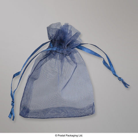 OB9070N - Navy Organza Bag - Organza Bag