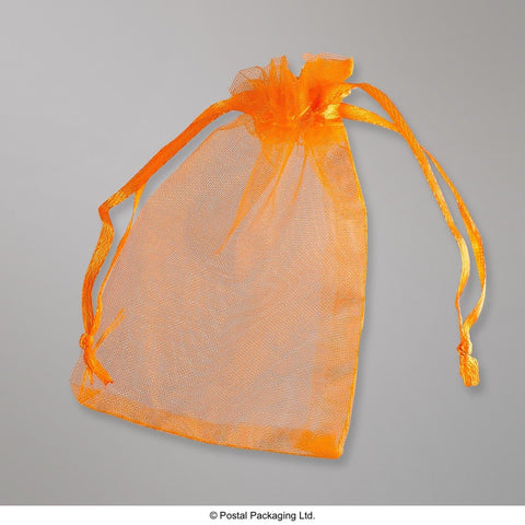 OB9070O - Orange Organza Bag - Organza Bag