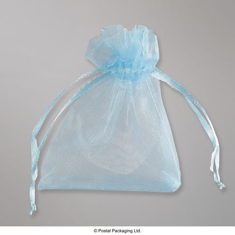OB9070SB - Blue Organza Bag - Organza Bag