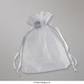 OB9070SG - Silver Grey Organza Bag - Organza Bag