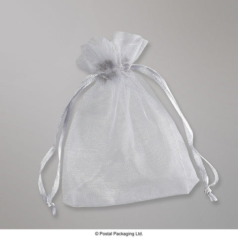OB9070SG - Silver Grey Organza Bag - Organza Bag