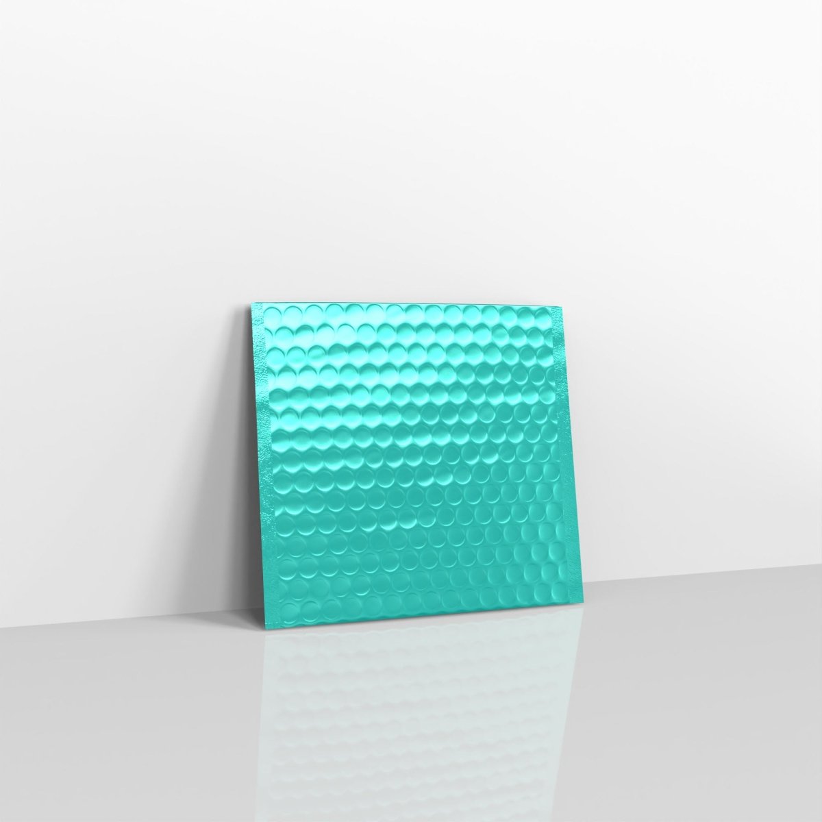 Robin Egg Blue Gloss Finish Bubble Bag Mailers - Square - 165 x 165mm