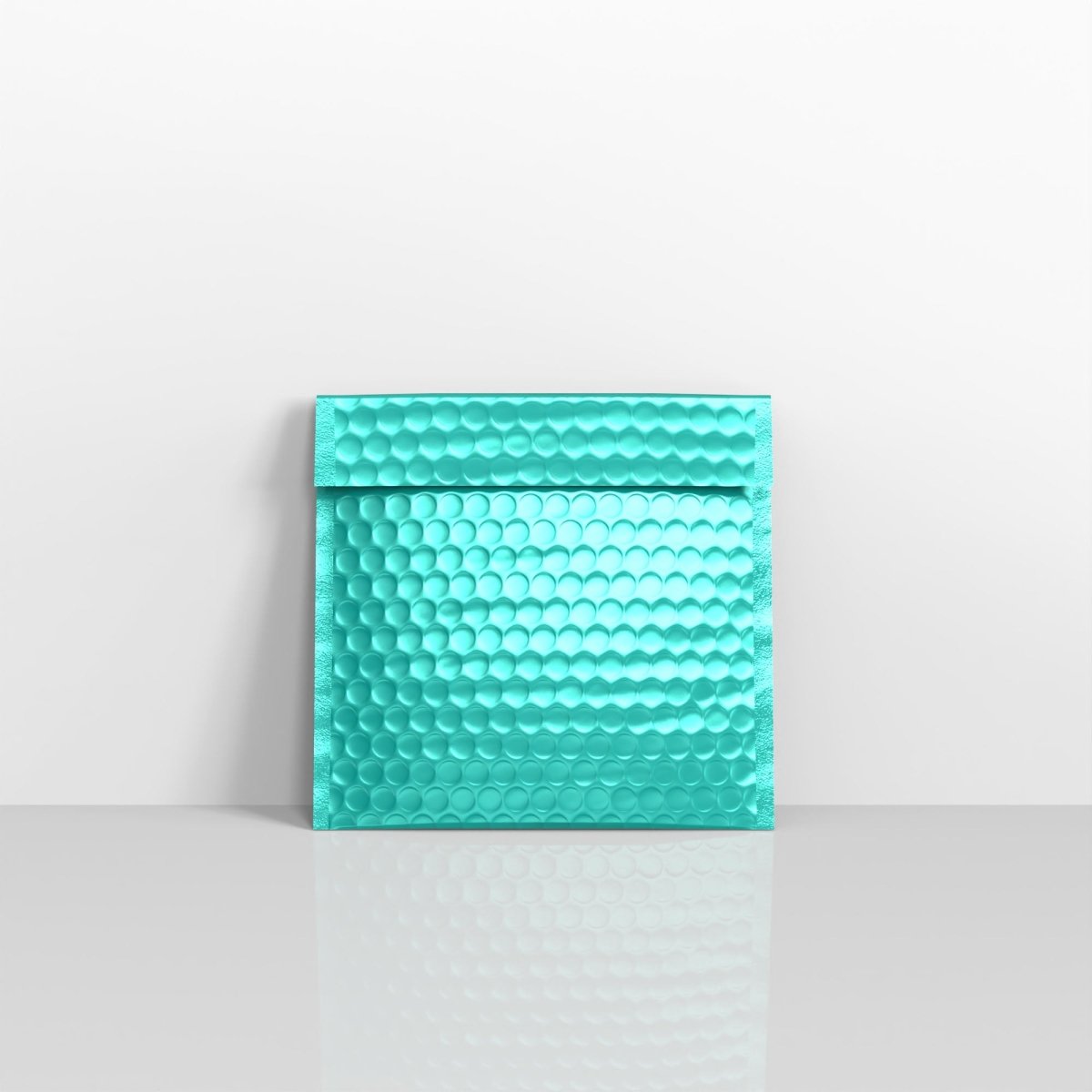 Robin Egg Blue Gloss Finish Bubble Bag Mailers - Square - 165 x 165mm
