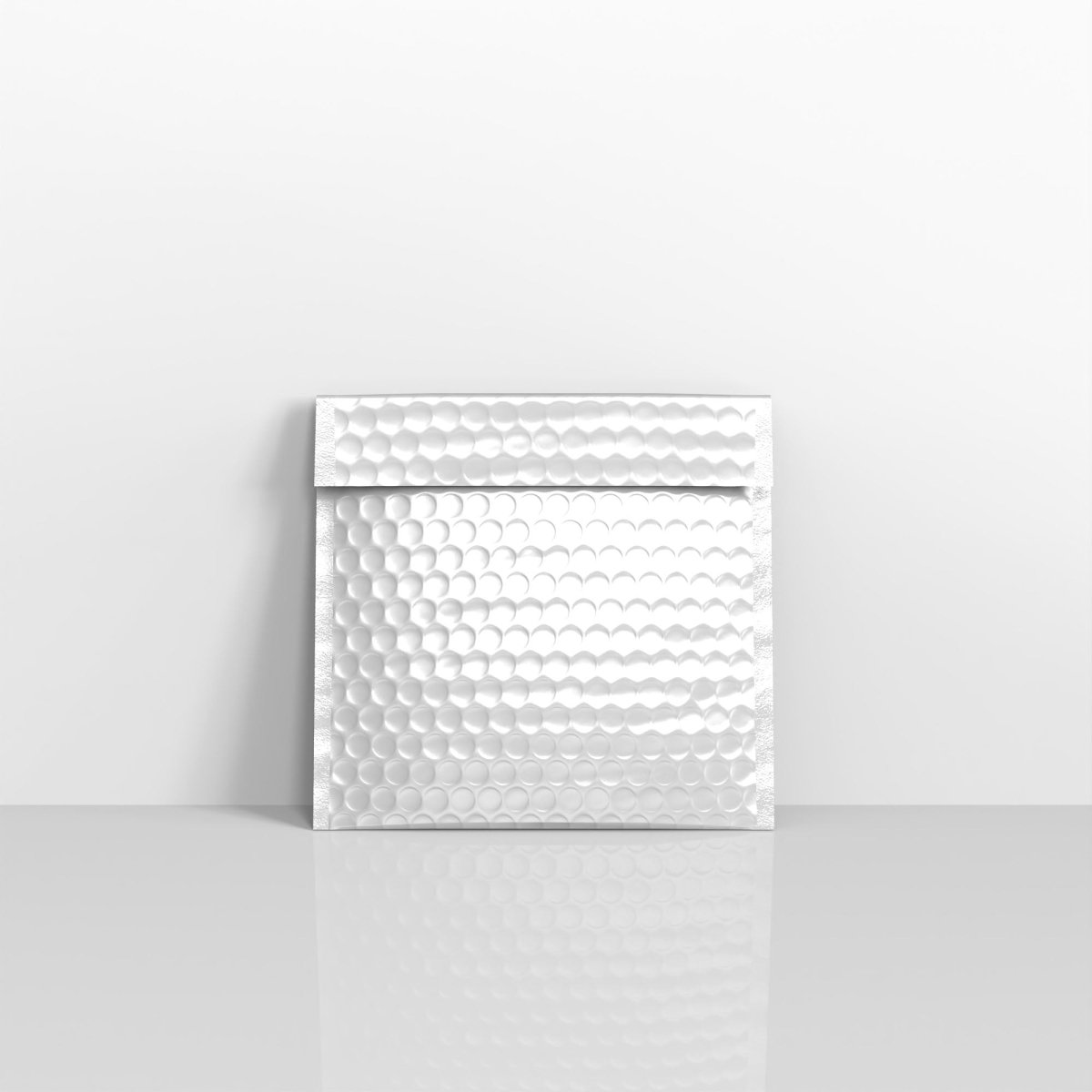 White Gloss Finish Bubble Bag Mailers - 165 x 165mm