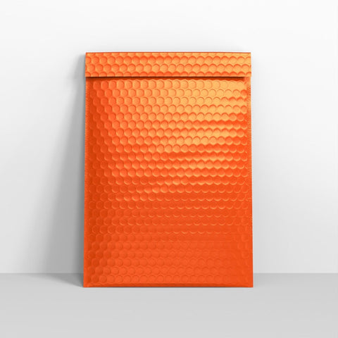 PG340O - Orange Gloss Finish Bubble Bag Mailers - Gloss Finish Bubble Bag Mailers