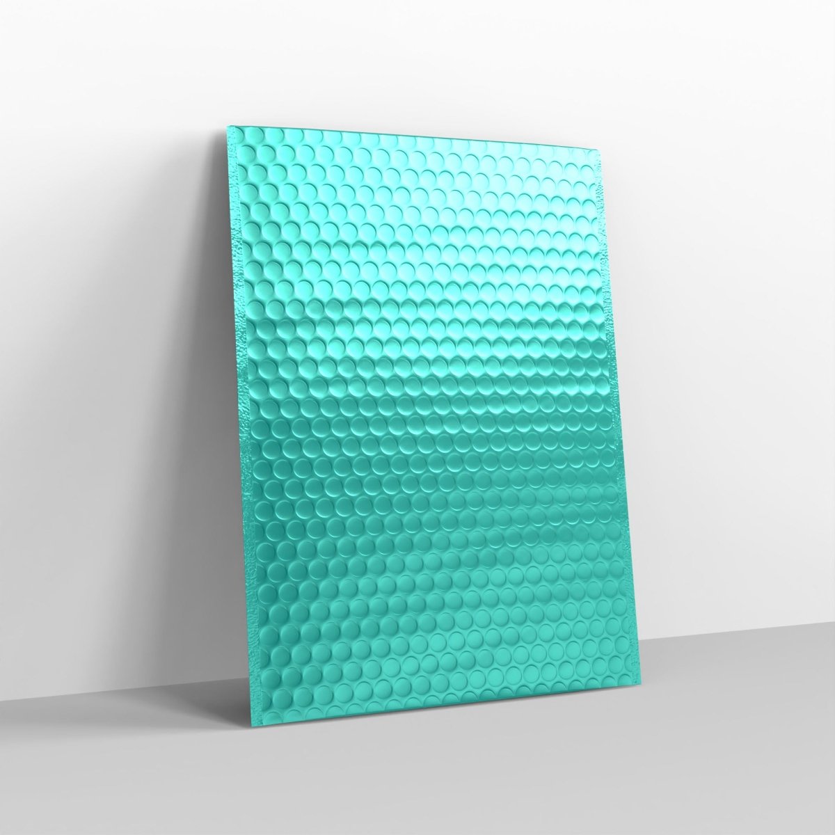 Robin Egg Blue Gloss Finish Bubble Bag Mailers - 340 x 240mm