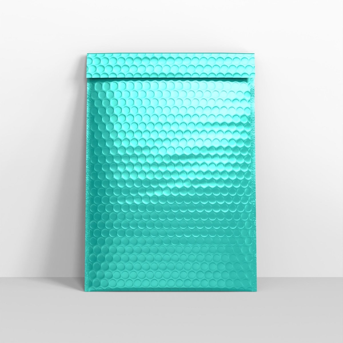 Robin Egg Blue Gloss Finish Bubble Bag Mailers - 340 x 240mm