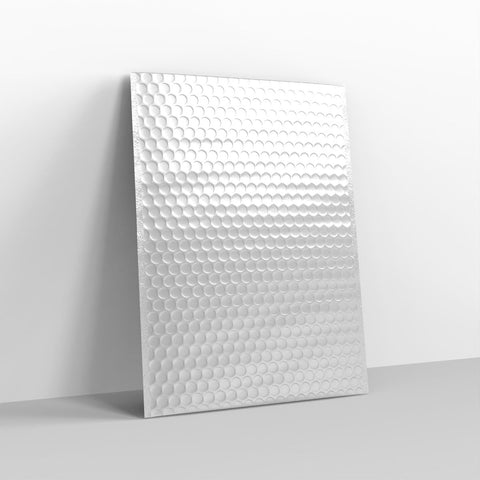 PG340W - White Gloss Finish Bubble Bag Mailers - Gloss Finish Bubble Bag Mailers
