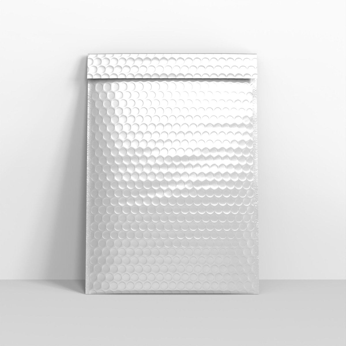 White Gloss Finish Bubble Bag Mailers - 340 x 240mm