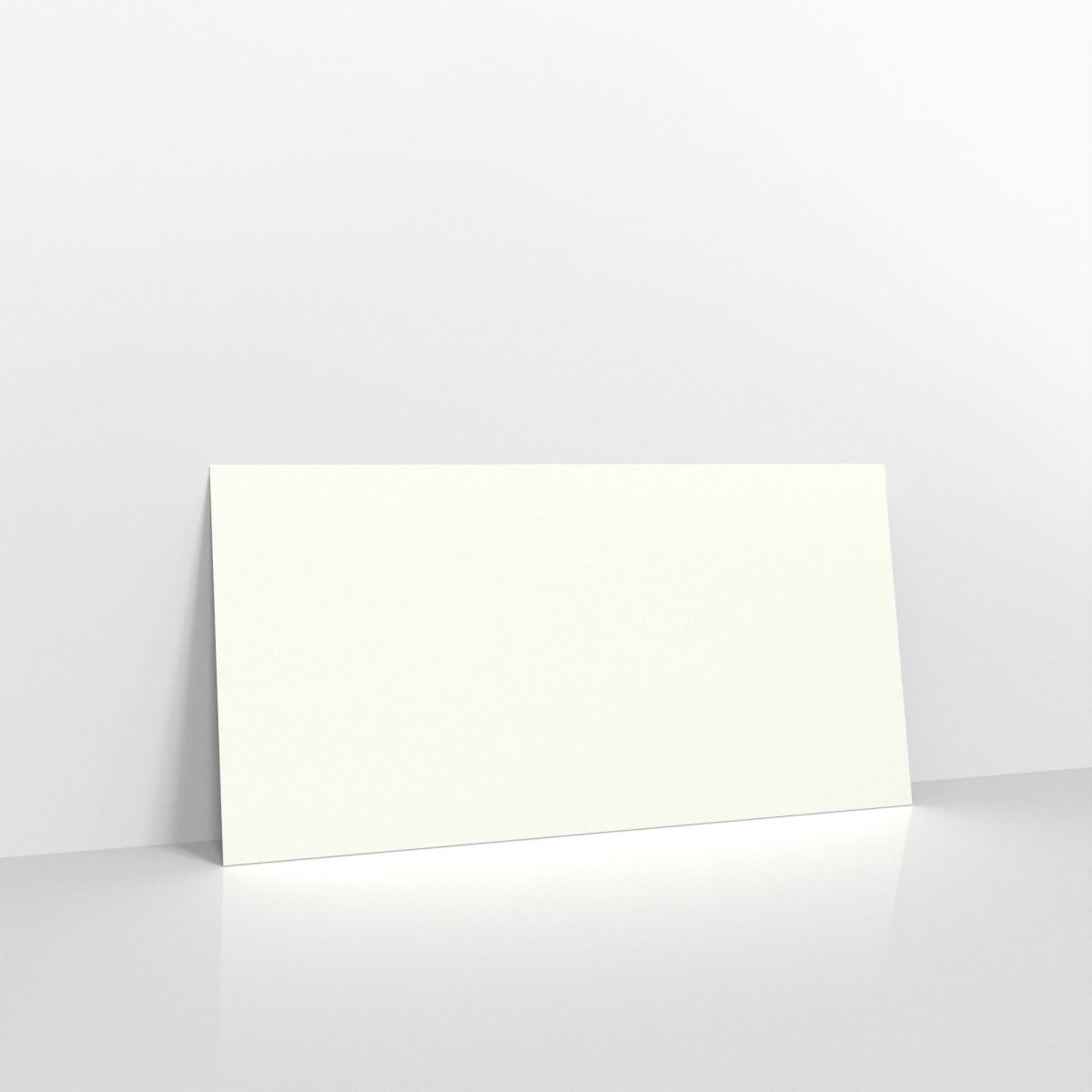 White Coloured Gummed Hammered V Flap Envelopes - DL - 110 x 220mm