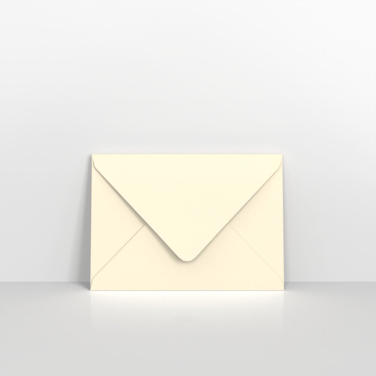 Ivory Wove Coloured Gummed Greeting Card V Flap Envelopes - C6 - 114 x 162mm