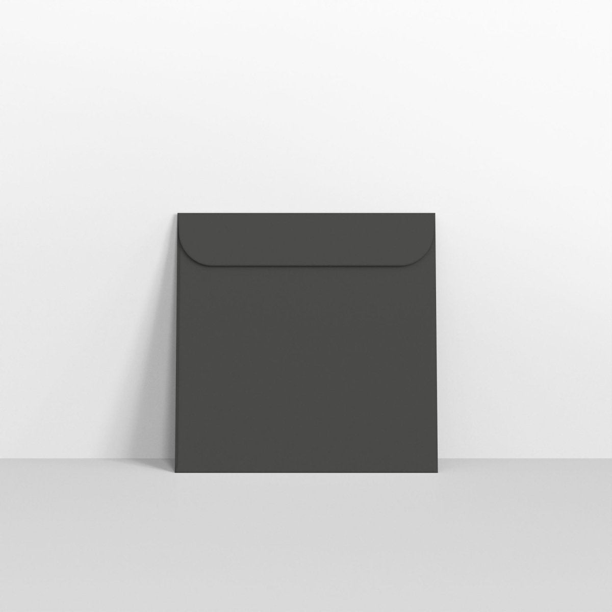 Black Coloured Peel and Seal Envelopes - Without Window Square - 85 x 85mm