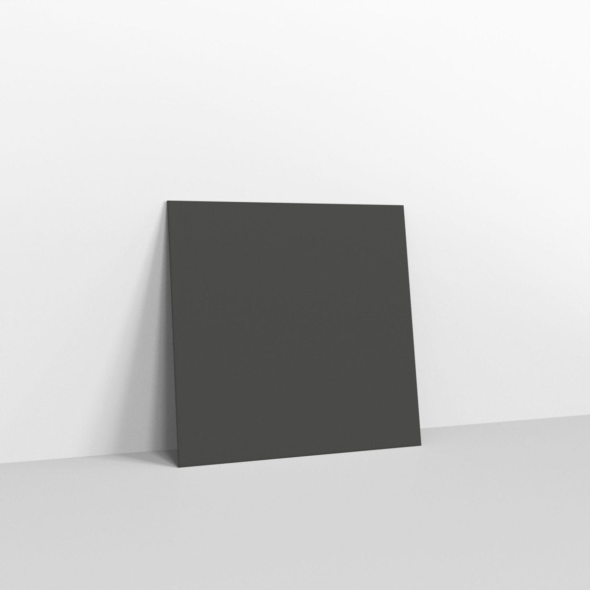 Black Coloured Peel and Seal Envelopes - Without Window Square - 85 x 85mm