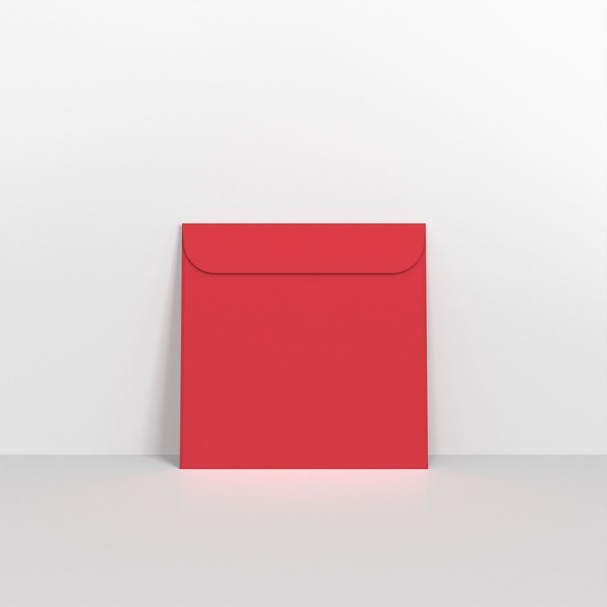 Dark Red Coloured Peel and Seal Envelopes - Without Window Square - 85 x 85mm