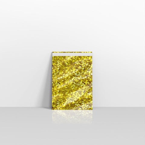 SN1GH - 031 - Holographic Gold Metallic Finish Foil Envelopes - Metallic Foil Envelopes