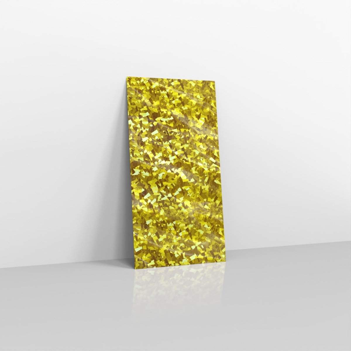 Holographic Gold Metallic Finish Foil Envelopes - 229 x 114mm
