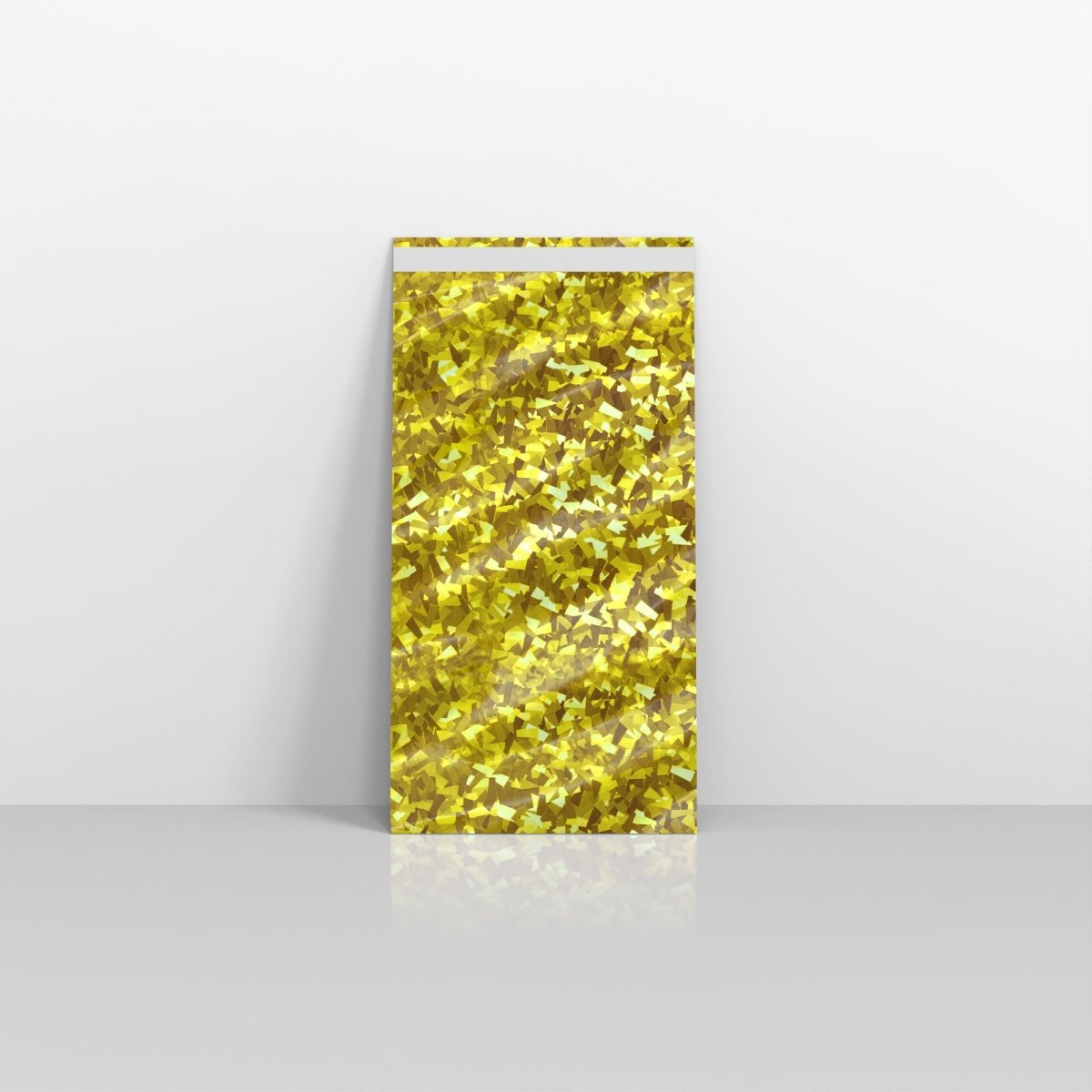 Holographic Gold Metallic Finish Foil Envelopes - 229 x 114mm
