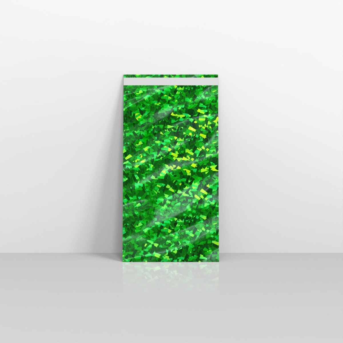 Holographic Green Metallic Finish Foil Envelopes - 229 x 114mm