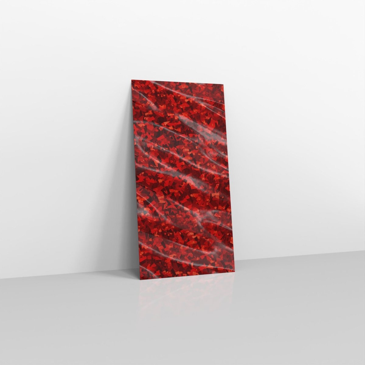 Holographic Red Metallic Finish Foil Envelopes - 229 x 114mm