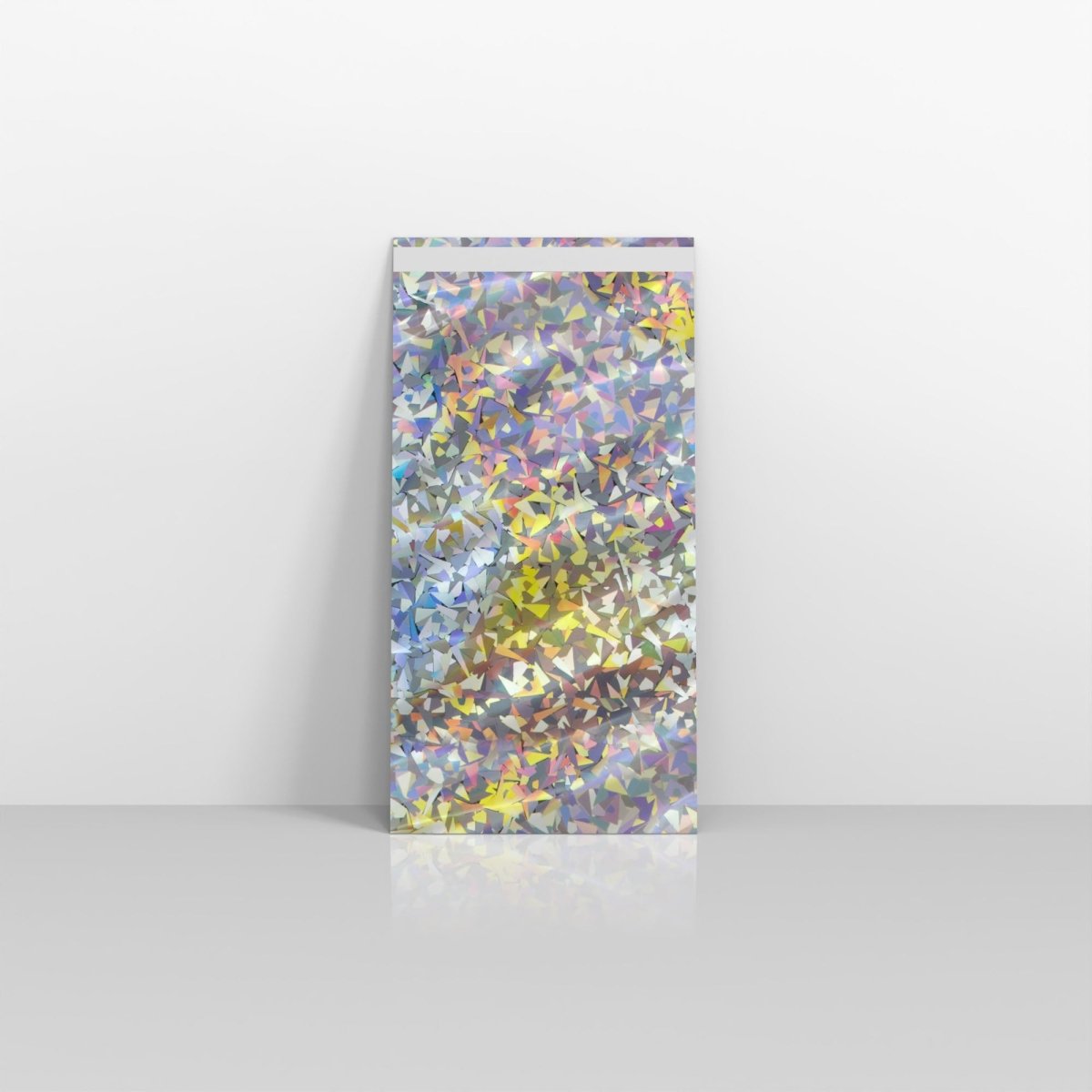 Silver Holographic Metallic Finish Foil Envelopes - 229 x 114mm