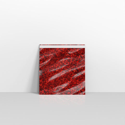 SN3RH - 031 - Holographic Red Metallic Finish Foil Envelopes - Metallic Foil Envelopes
