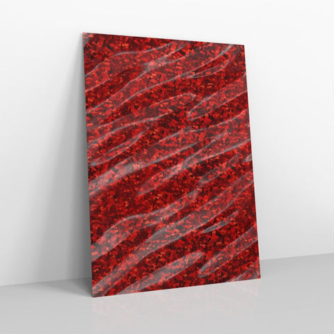 SN7RH - 031 - Holographic Red Metallic Finish Foil Envelopes - Metallic Foil Envelopes