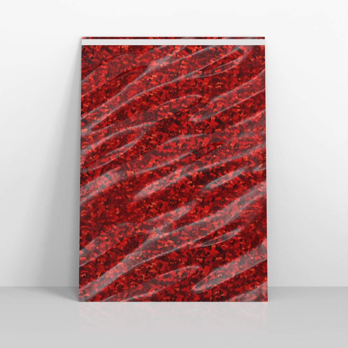Holographic Red Metallic Finish Foil Envelopes - 450 x 320mm