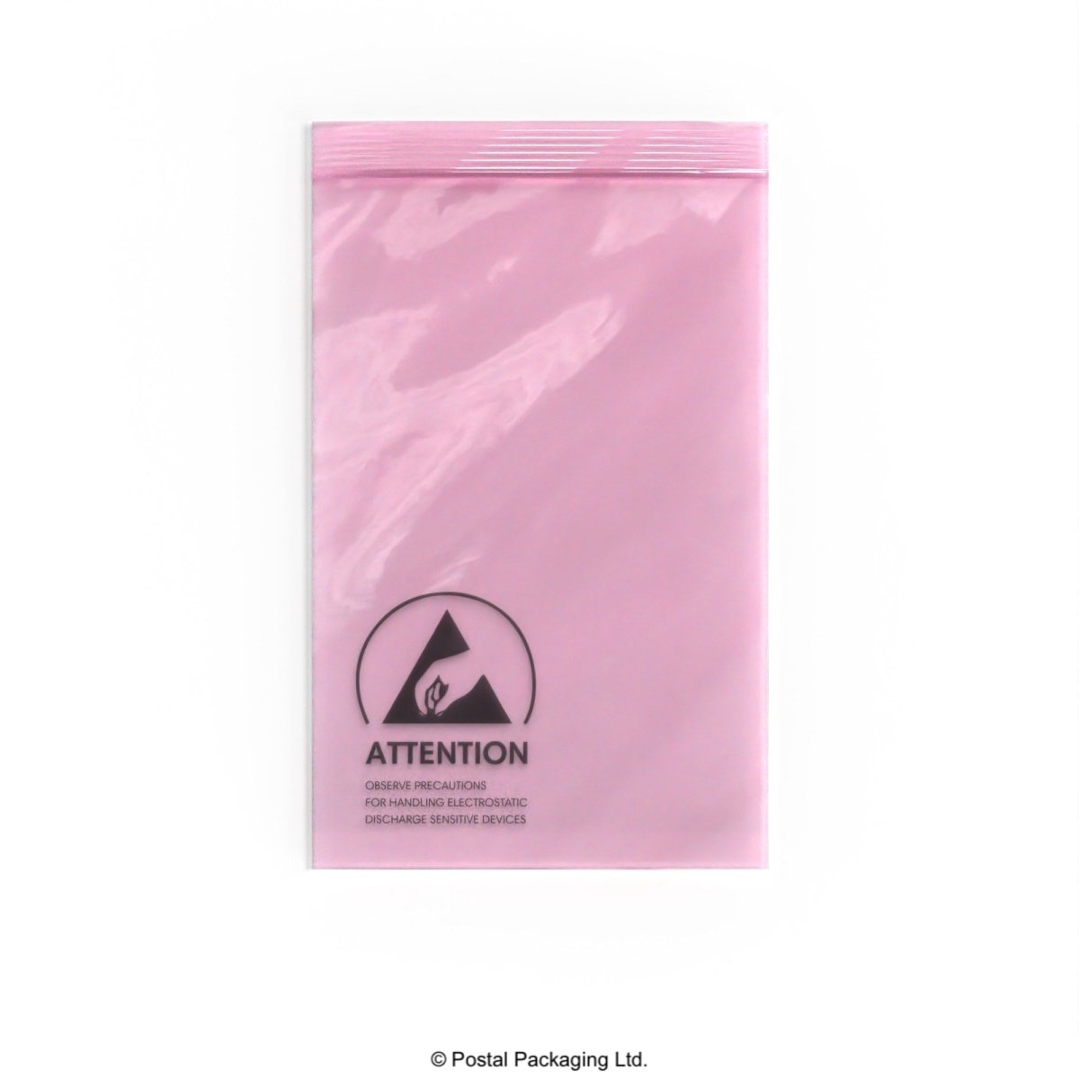 Anti-Static Pink Conductive ESD Bag - 102 x 152mm