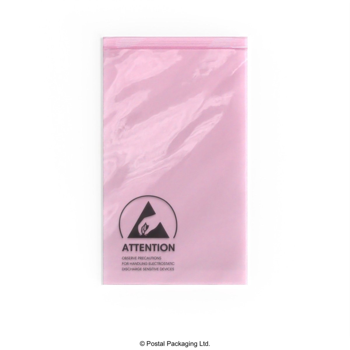 Anti-Static Pink Conductive ESD Bag - 152 x 254mm