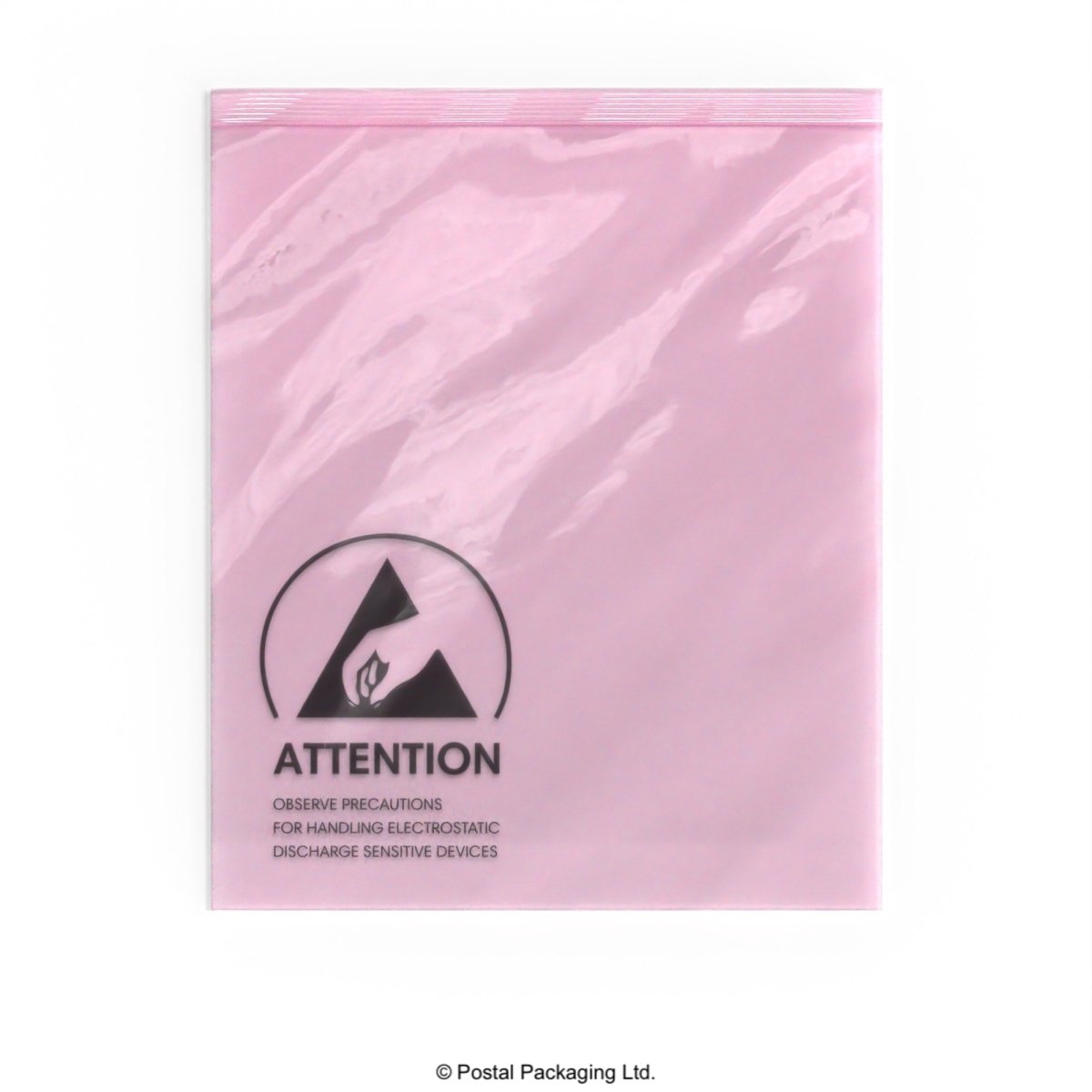 Anti-Static Pink Conductive ESD Bag - 254 x 305mm