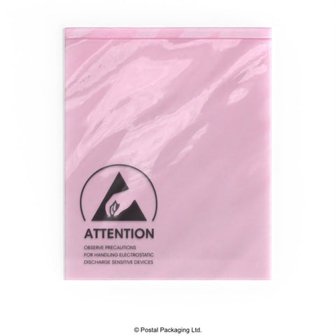 ST - PAB254305 - Anti Static Pink Conductive ESD Bag - Anti Static Bags