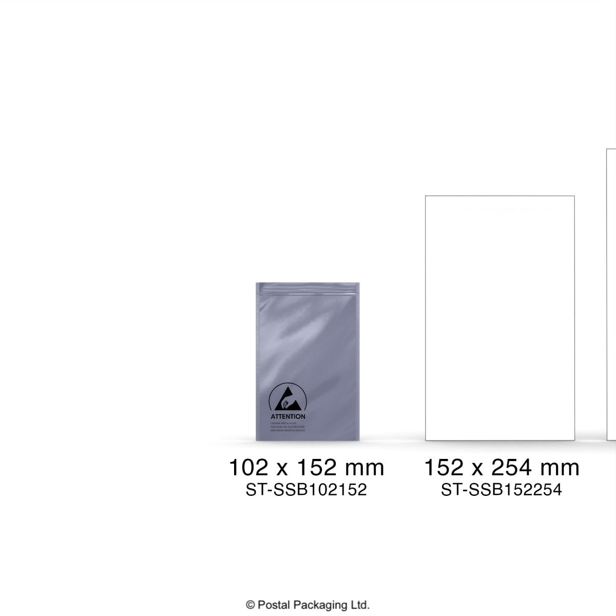 Anti-Static Grip Seal ESD Bag - 102 x 152mm