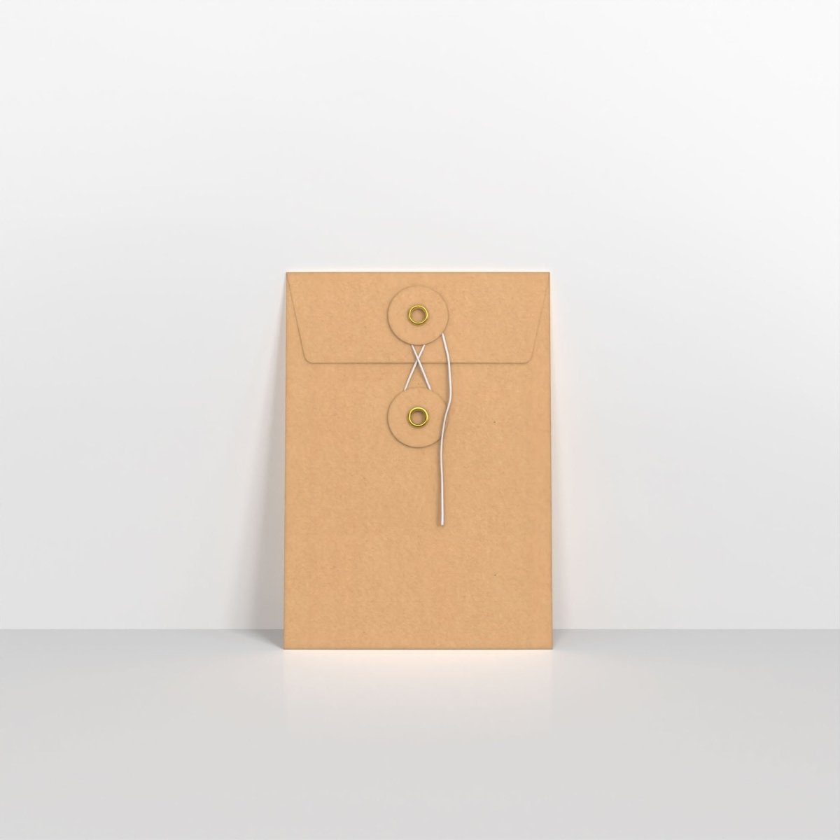 Manila String & Washer Envelopes - Without Window C6 - 114 x 162mm