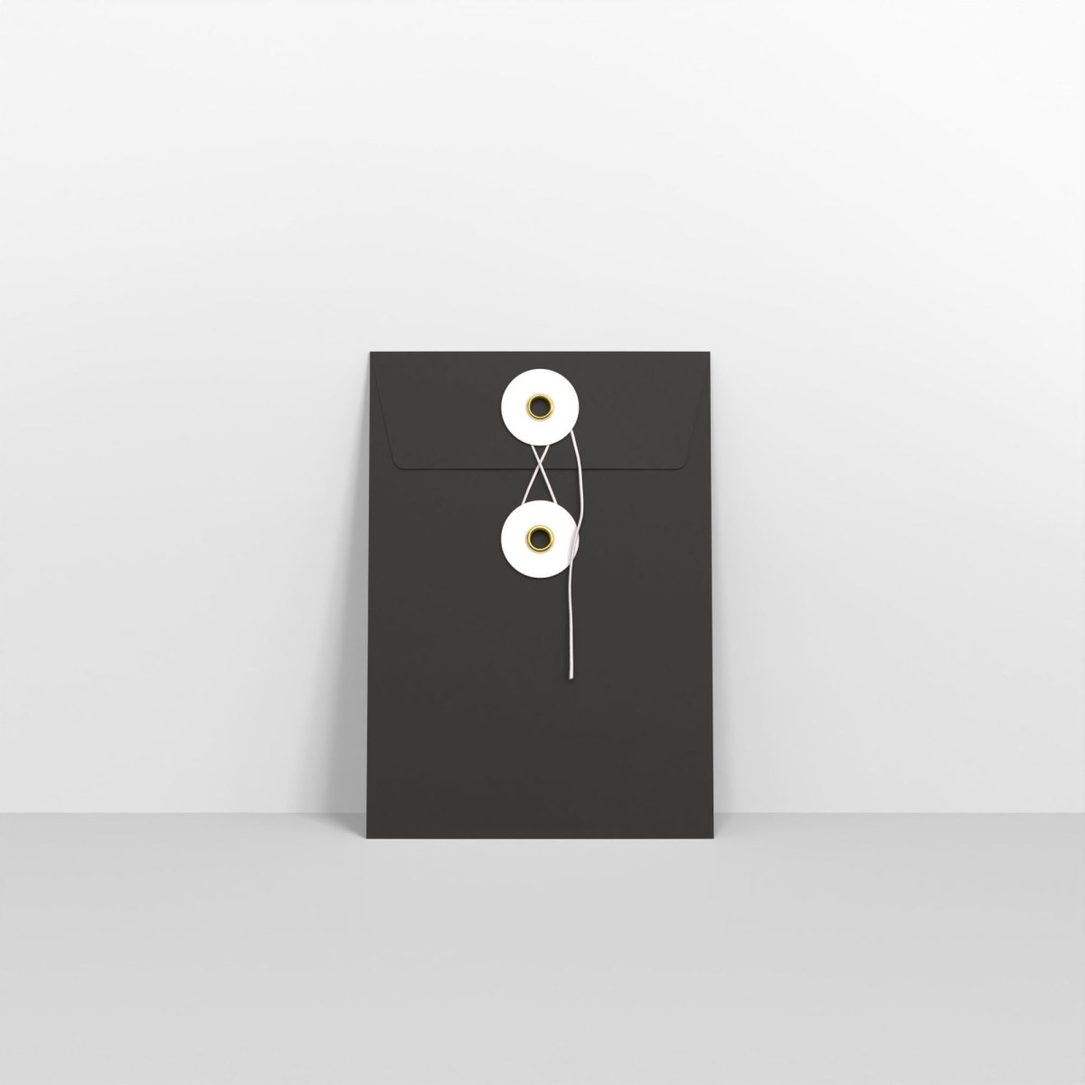 Black and White String & Washer Envelopes - C6 - 162 x 114mm