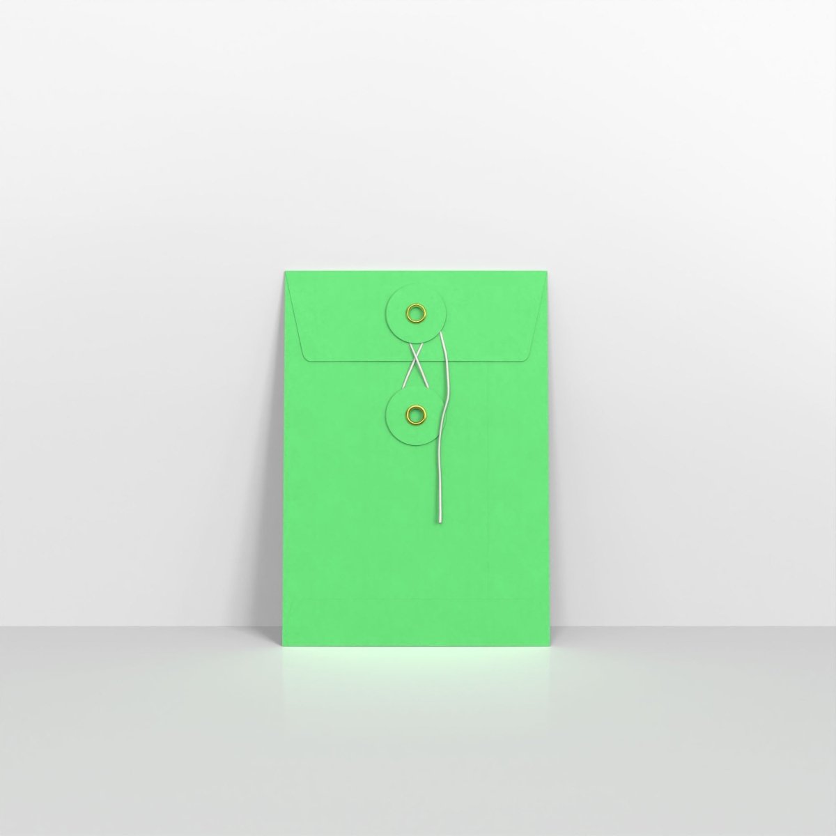 Green String & Washer Envelopes - C6 - 162 x 114mm