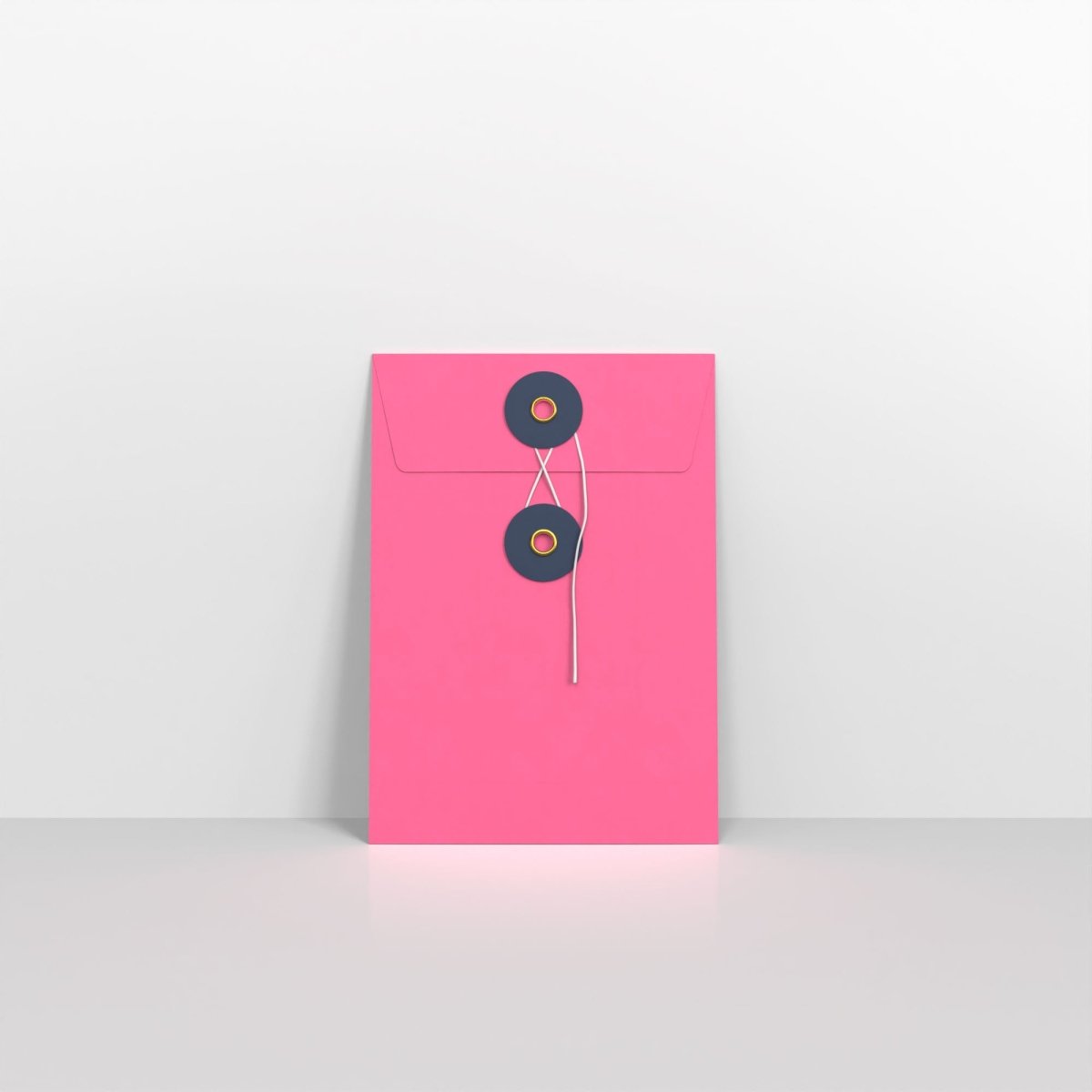 Pink and Navy Blue String & Washer Envelopes - C6 - 162 x 114mm