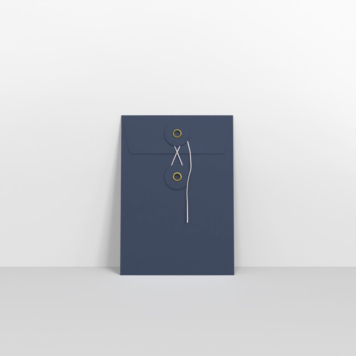 Navy Blue String & Washer Envelopes - C6 - 162 x 114mm