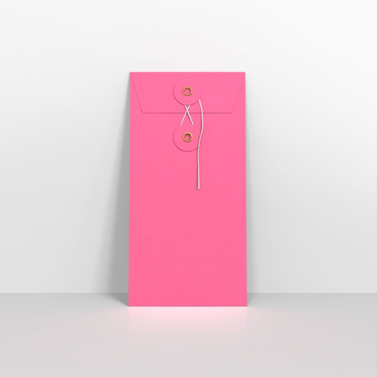 Pink String & Washer Envelopes - DL - 220 x 110mm