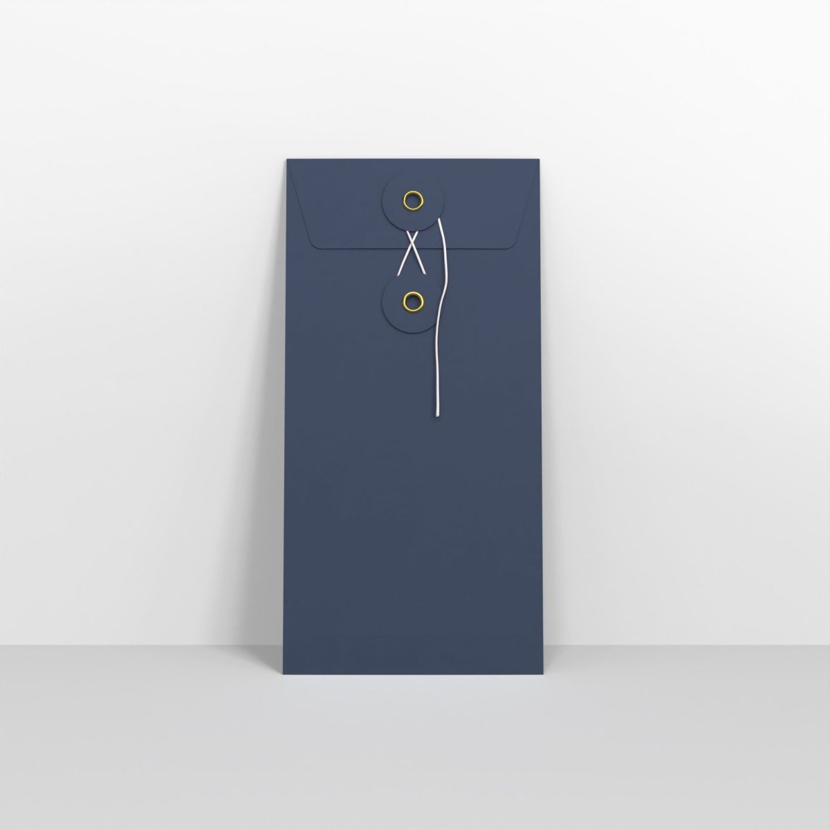 Navy Blue String & Washer Envelopes - DL - 220 x 110mm