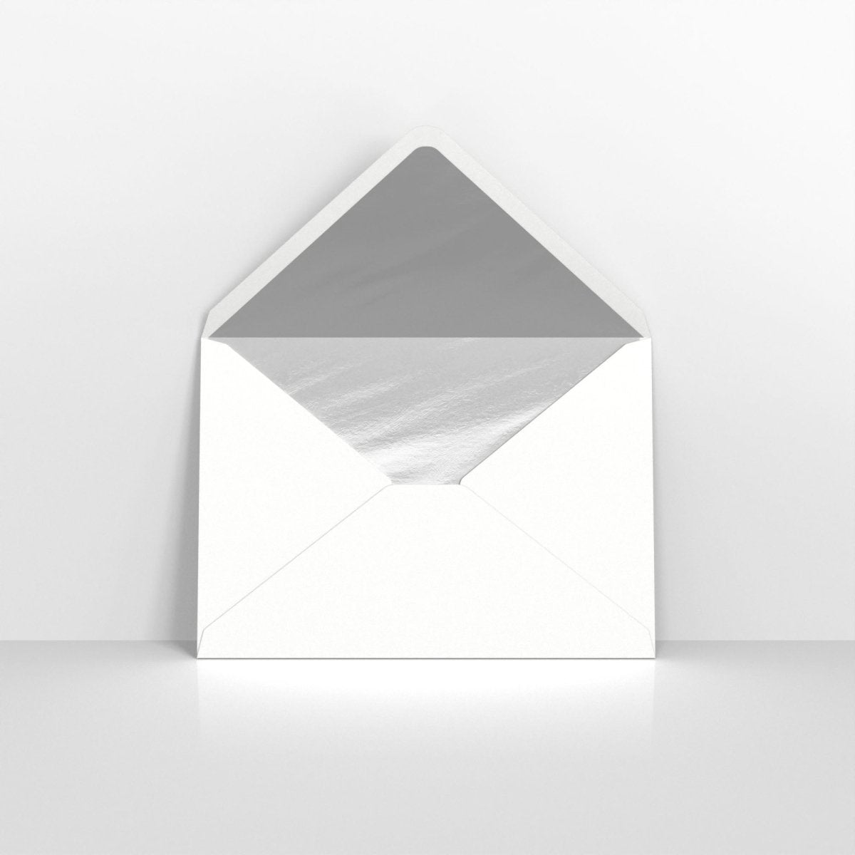 White & Silver Fancy Foil Lined Envelopes - C5 - 162 x 229mm