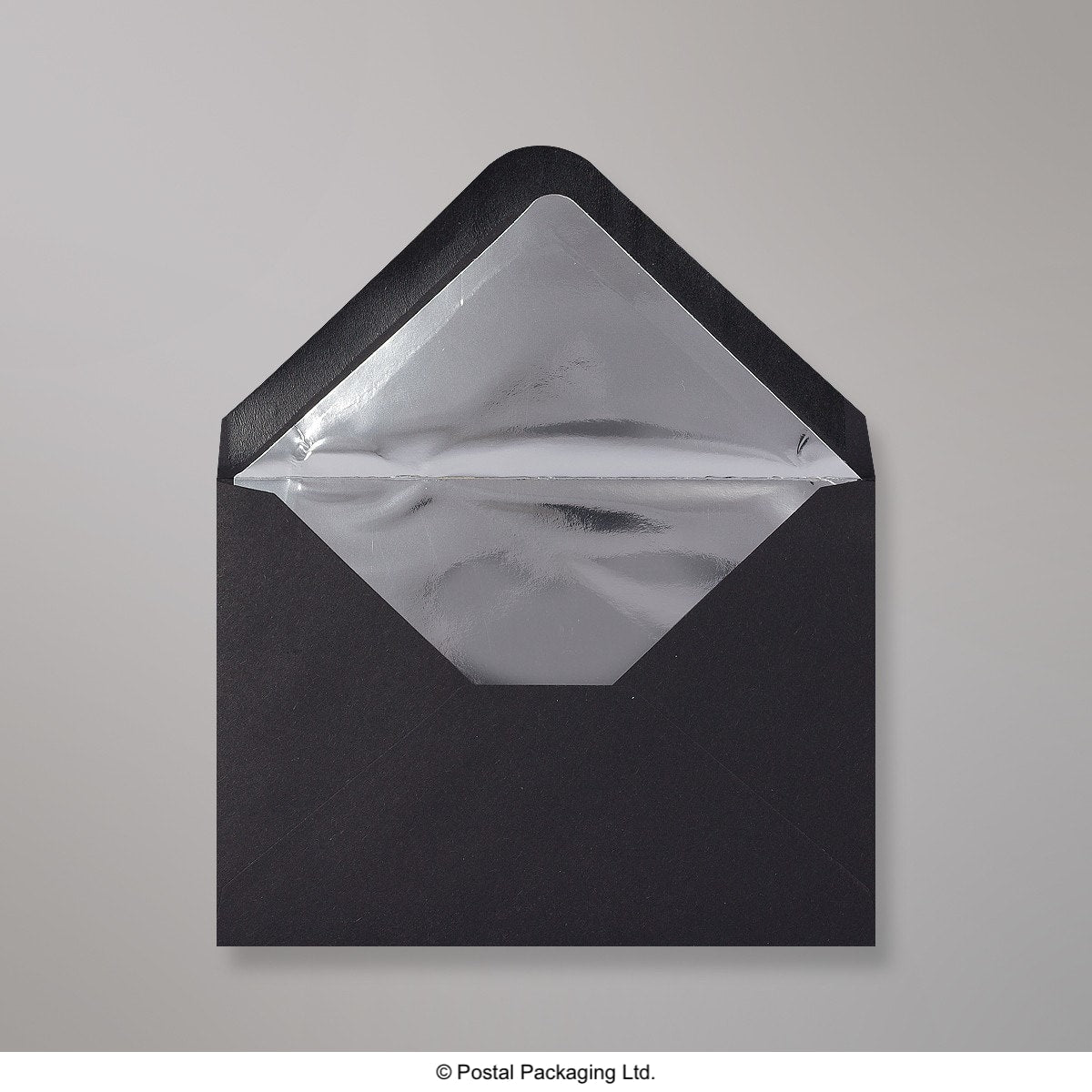 Black & Silver Fancy Foil Lined Envelopes - C6 - 114 x 162mm
