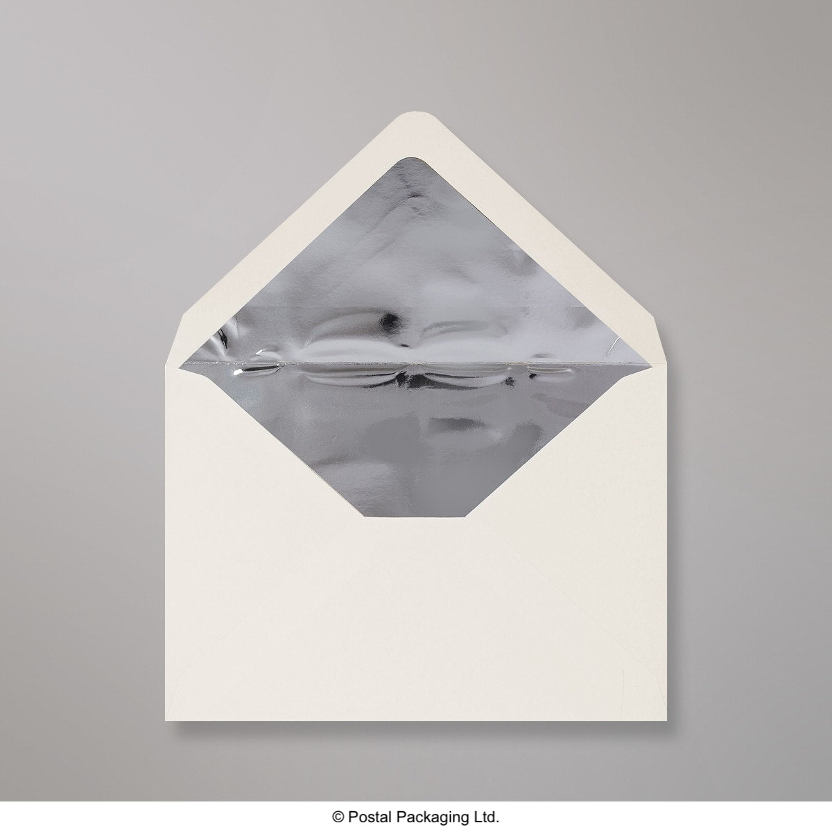 Ivory & Silver Fancy Foil Lined Envelopes - C6 - 114 x 162mm