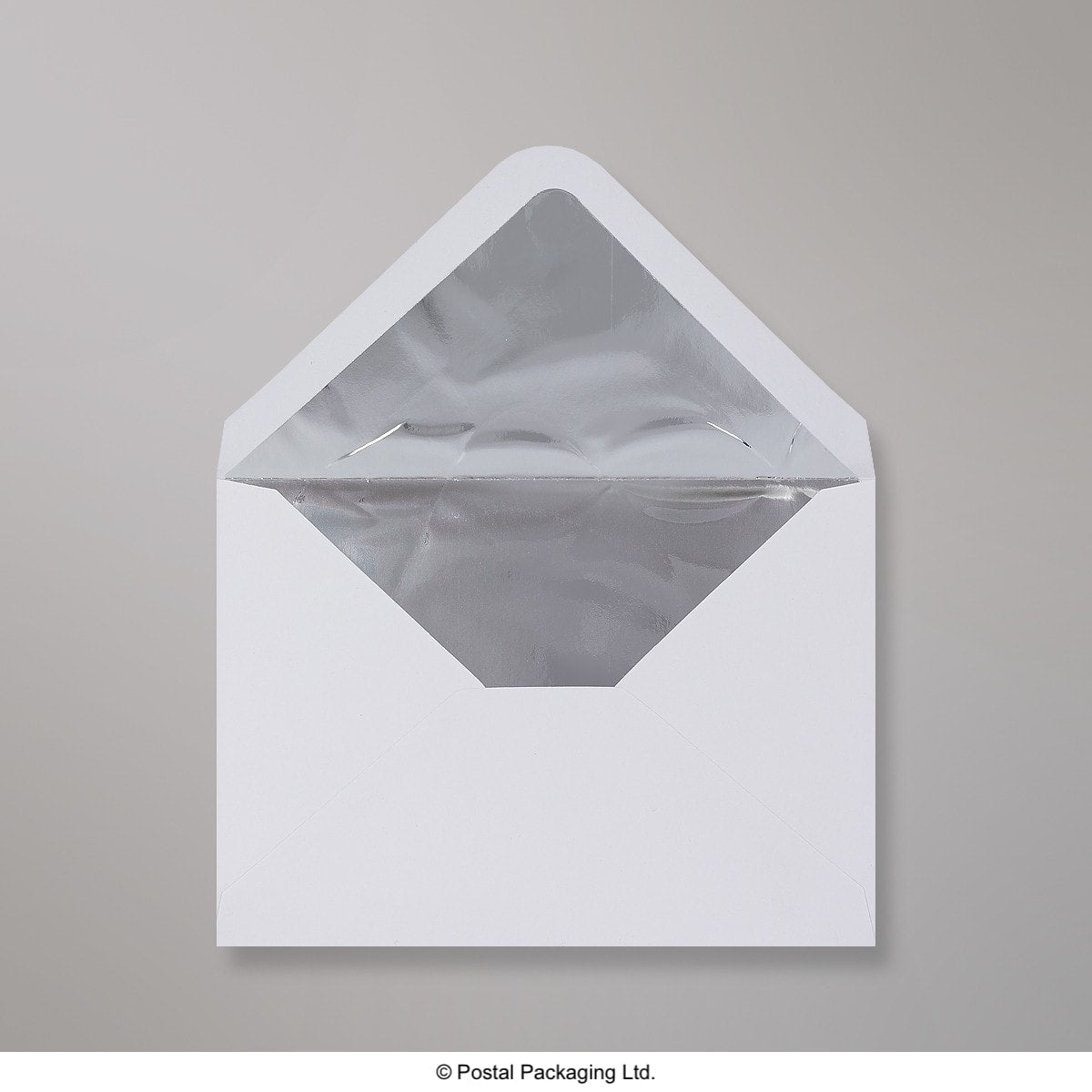 White & Silver Fancy Foil Lined Envelopes - C6 - 114 x 162mm